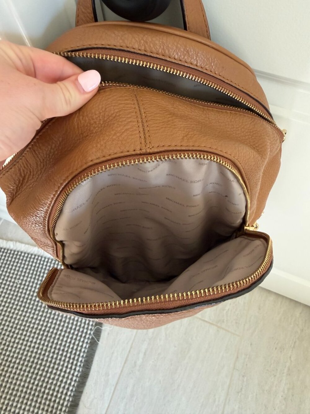 Michael Kors Rhea Zip Backpack - Picture 4 of 6